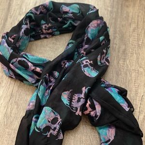 Large Skull Scarf/Wrap